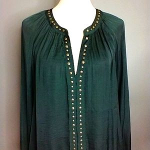 VINCE CAMUTO EMERALD BLOUSE